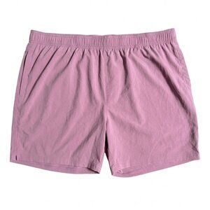 R.O.W. Men's Shorts 6" Athletic Performance Wear Pockets  XXL Mauve NEW